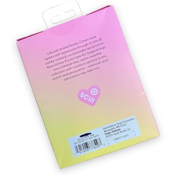 STONEY Clover Lane For Target Orange Smiley Face Ear Bud Cover - Picture 6 of 9